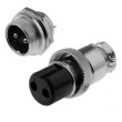Роз'єм циліндричний GX16-2 (пара - тато+мама) 2pin