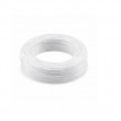 Силіконовий провід білий 18 AWG 100м (мідний лужений)