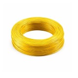 Силіконовий провід жовтий 26 AWG 100м (мідний лужений)